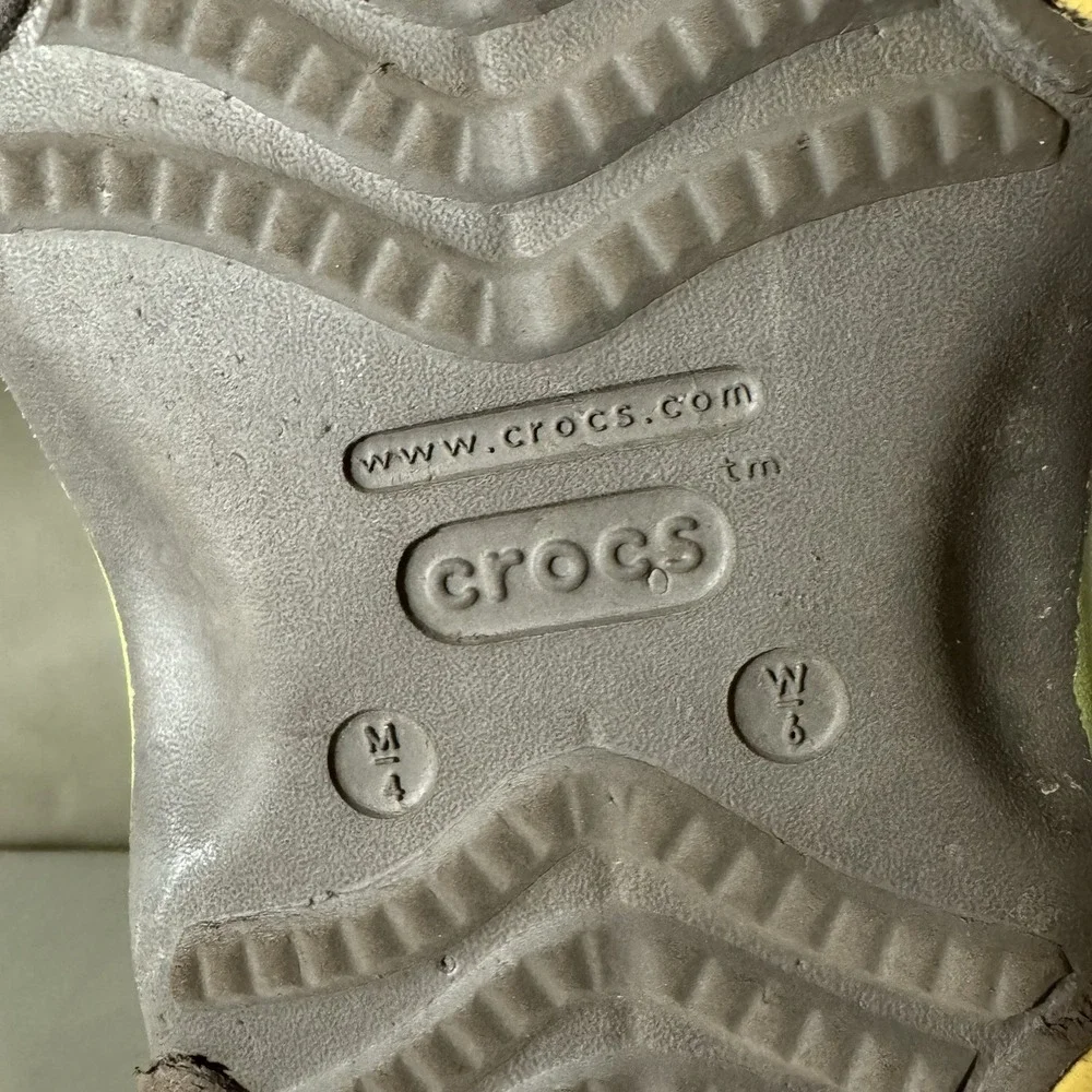 Crocs All Terrain Sandals Camouflage Mens Size 4 Womens Size 6